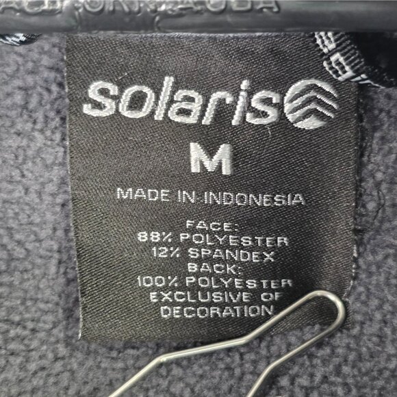 Mens Solaris Gray Soft Shell Vest Jacket Full Zip Polyester Stretch Size M - Picture 2 of 7